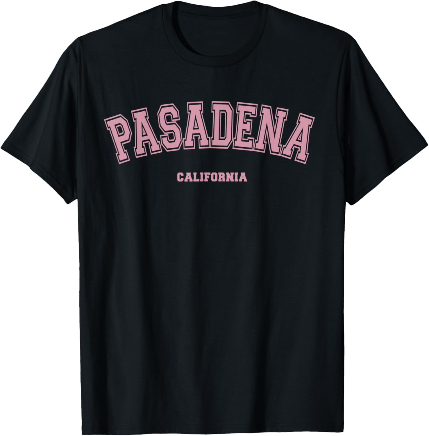 Pink Pasadena California Ca Varsity Style On Pasadena