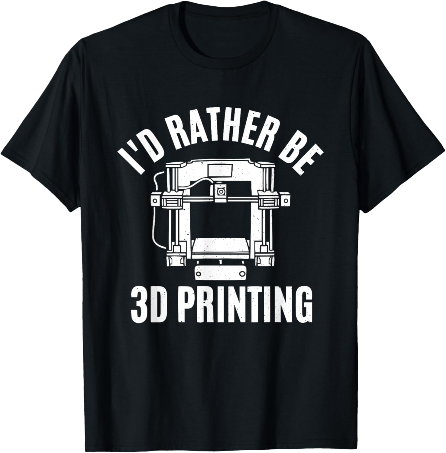 Id Rather Be 3D Printing Hobby Funny 3D Print