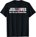 Jesus Saves Usa One Nation Under God Christian Bible Pray