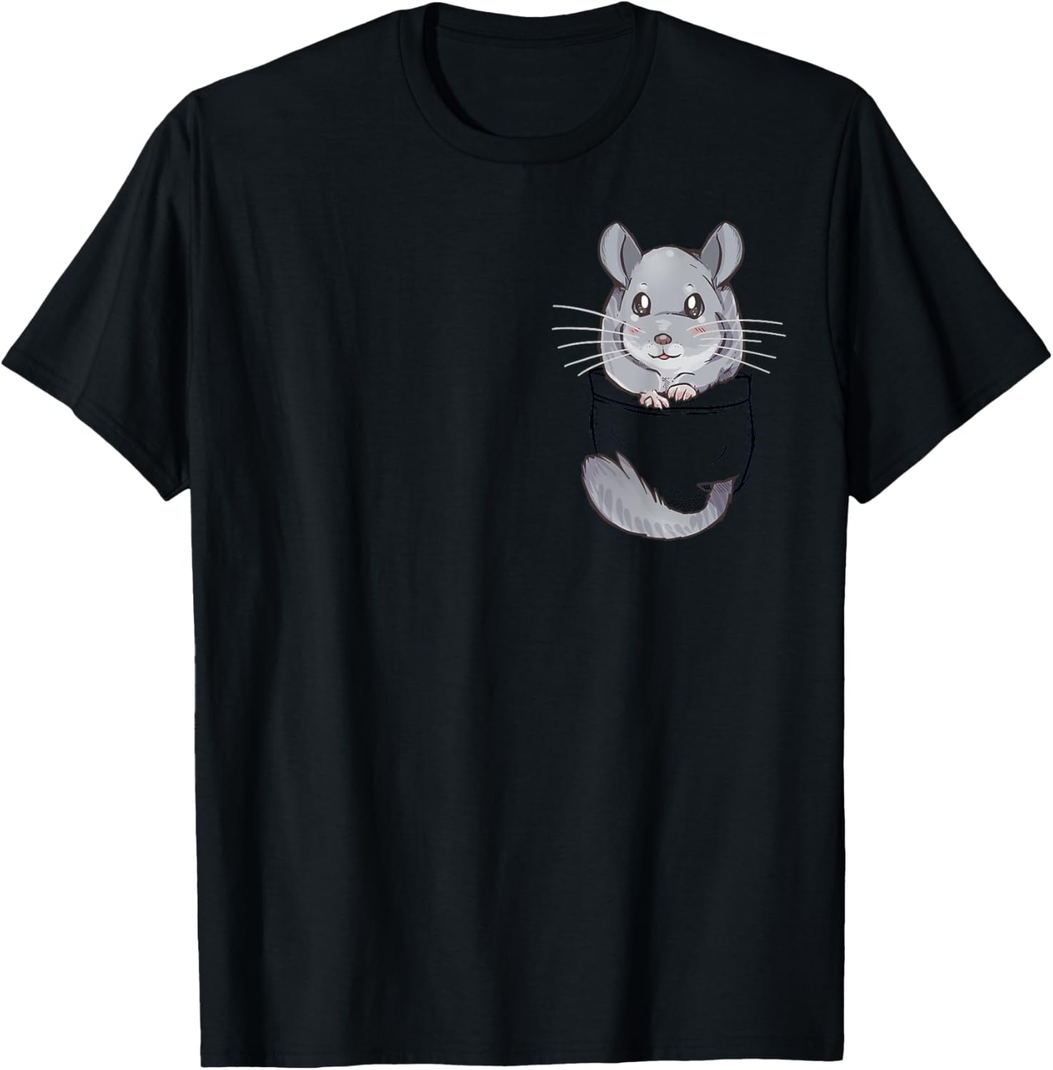 Techranova Pocket Cute Grey Fur Chinchilla