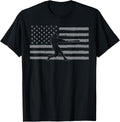 Baseball Batter American Flag Usa Patriotic Men Women Kids