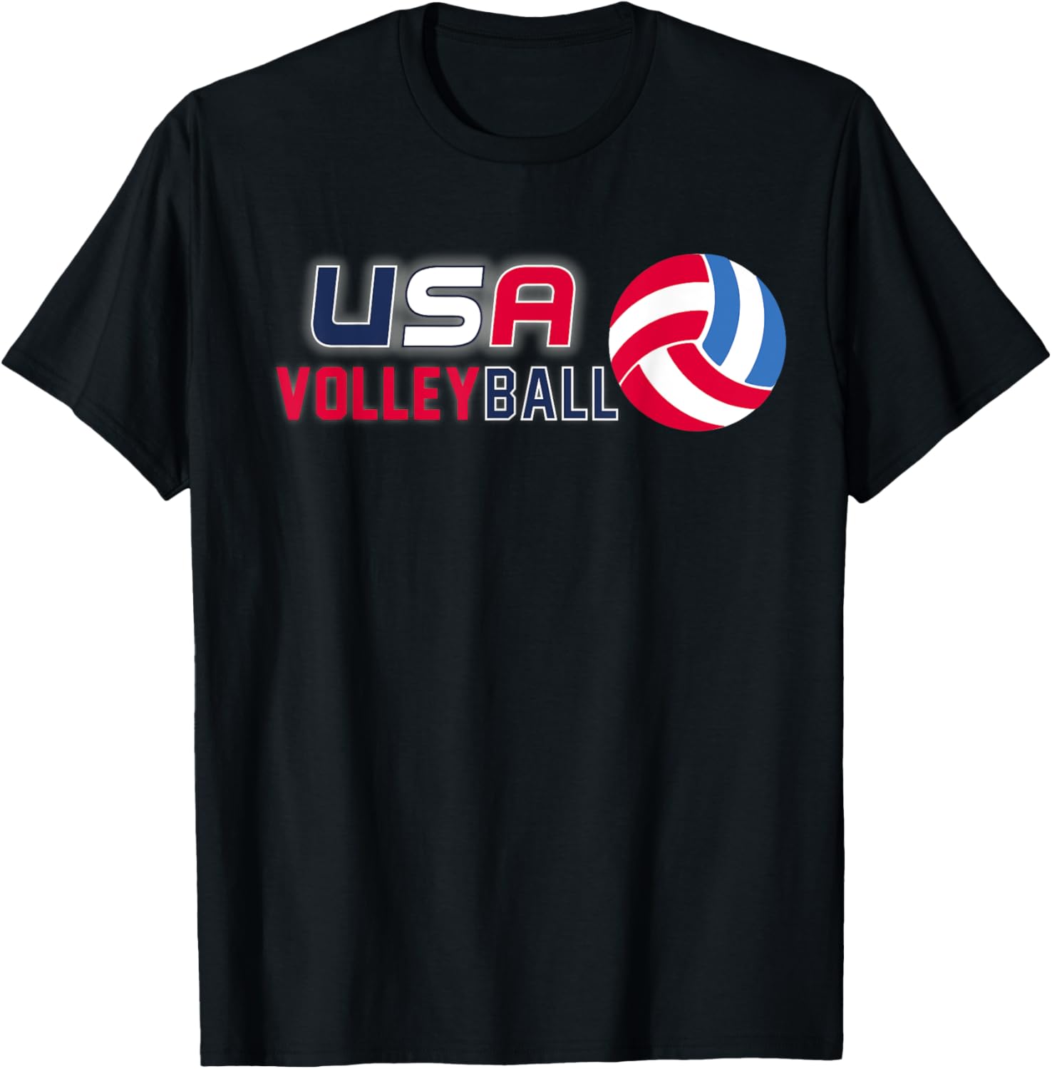 Usa Flag Volleyball Shirt Men And Womens Volleyball Tee
