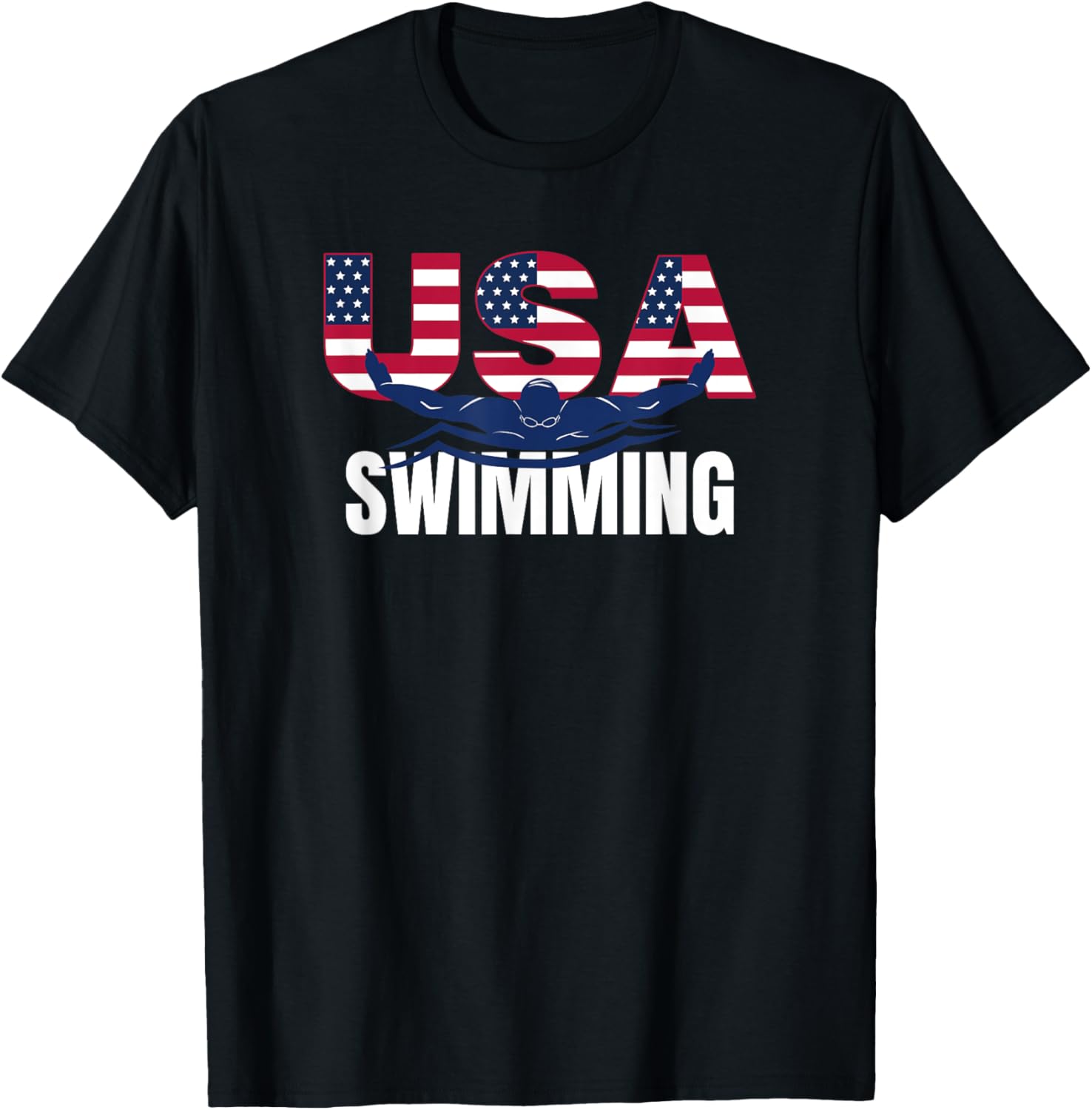 Usa Swimming Athlete Summer Us Swim Aquatic Sport Letters