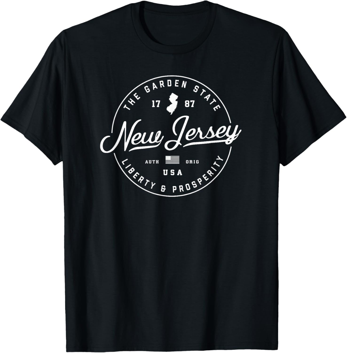 New Jersey T Shirt Us State Travel Vacation Shirts Nj Usa T