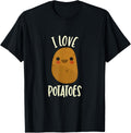 Cute Potato Funny Tee I Love Potatoes