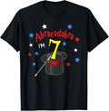 Abracadabra Im 7 Magician 7Th Birthday Boys Kids Magic