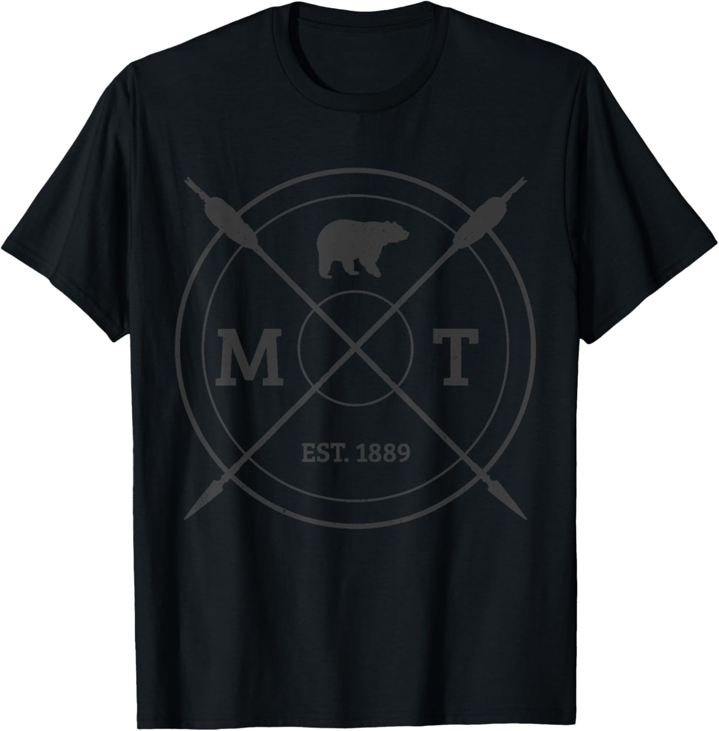 Montana Usa Vintage Grizzly Bear America Souvenir
