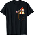 Chicken Pocket Farm American Flag Usa 4Th Of July Animal