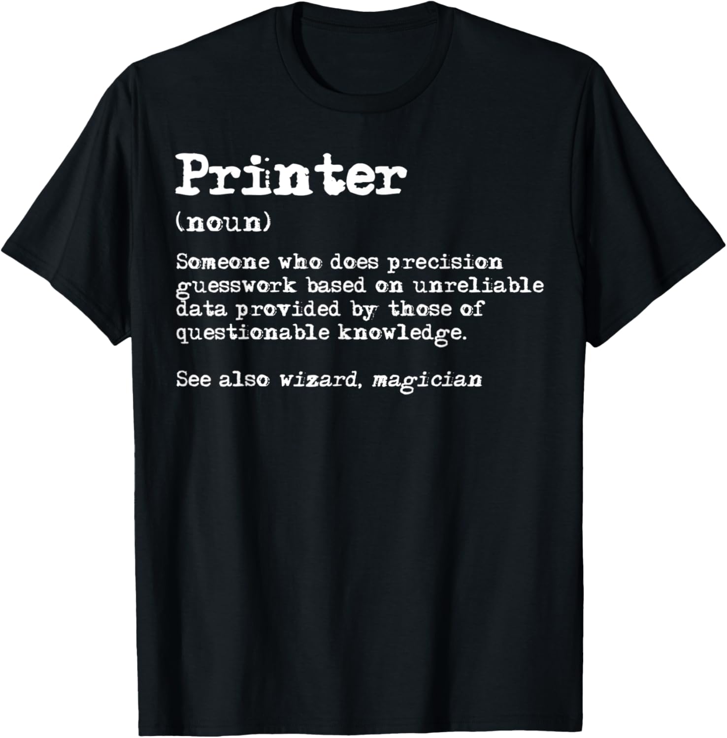 Printer Funny Job Definition