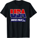 Usa Team Sports Mens Water Polo T Shirt Black Small