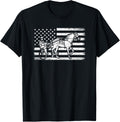 Harness Racing American Flag Horse Harness Racing