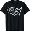 Road Trip Vibes Map Usa Family Friend Girl Trip Vacation Rv