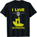 I Love 3D Printing Benchy Extruder Yellow 3D Printing Fan