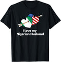 I Love My Nigerian Husband Nigeria Usa Flag Hearts Pride