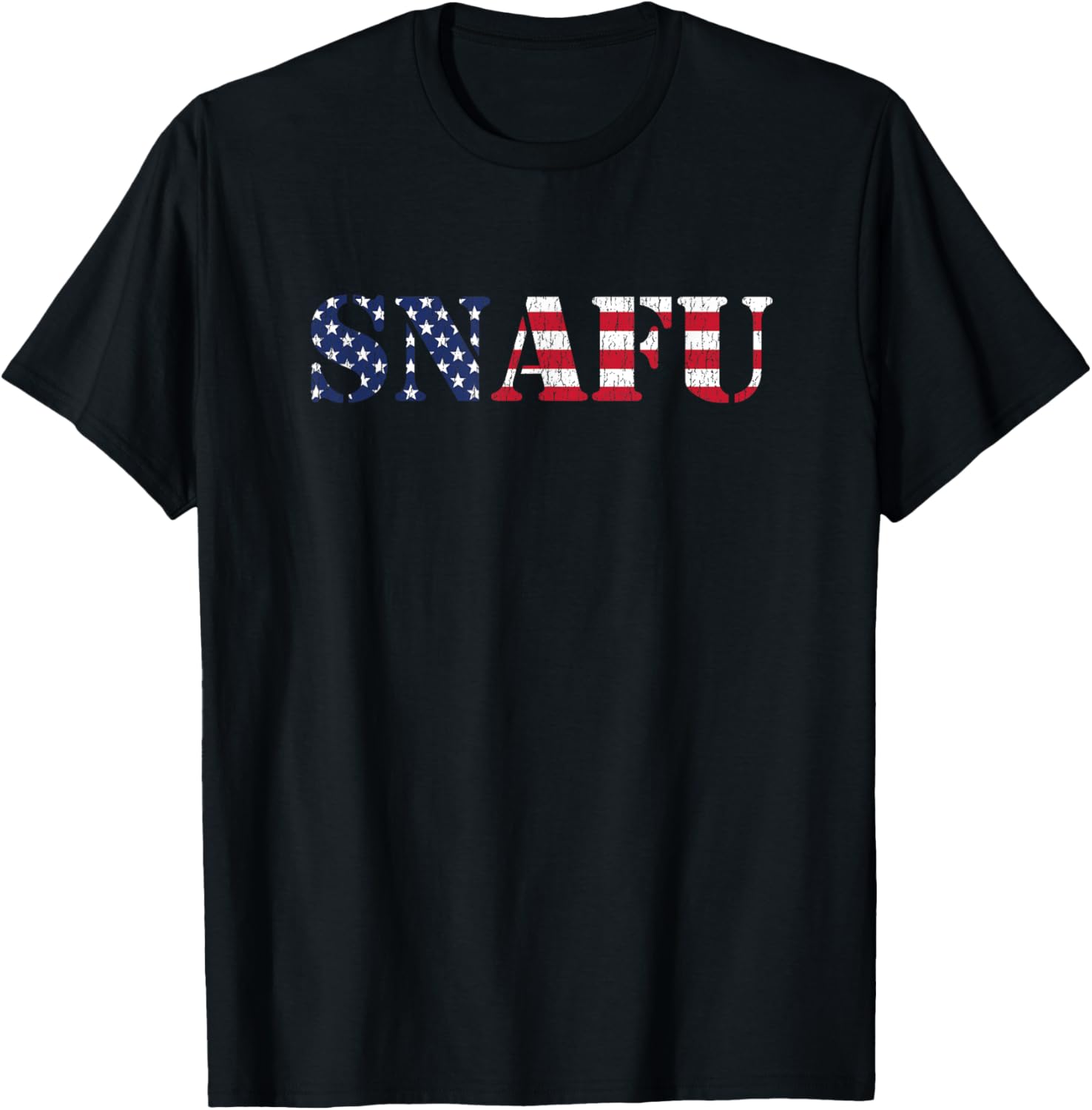 Snafu T Shirt American Flag