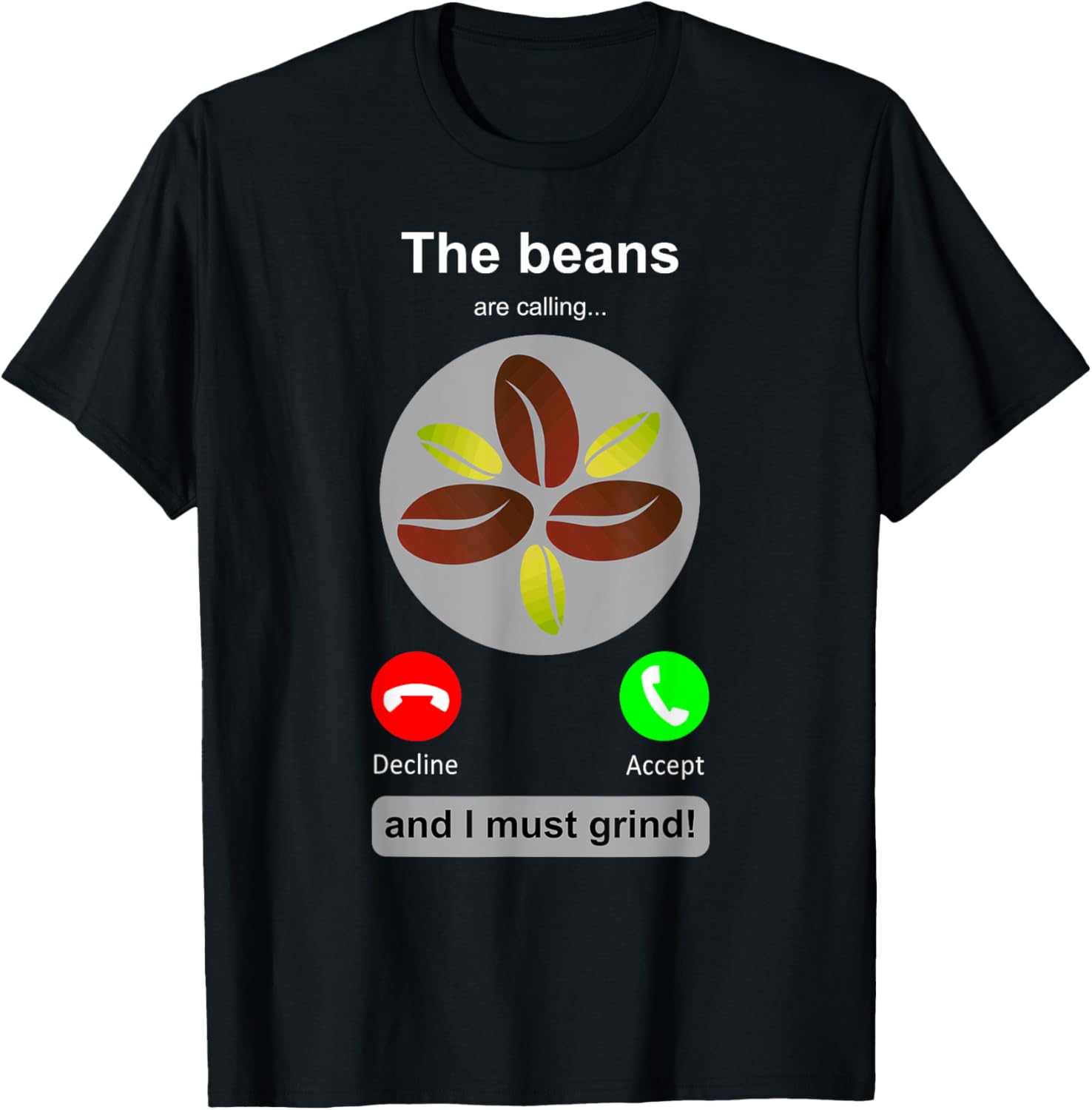 Barista Shirt Grinding Coffee Beans Funny Coffeemaker