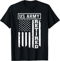 Retired Us Army American Flag Retirement 2021 Men Women