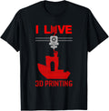 I Love 3D Printing Benchy Extruder Red 3D Printing Fan