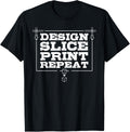 3D Printing Enthusiast Eat Sleep 3D Print Funny 3D Printer