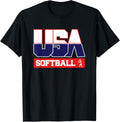 Usa Team Softball Men Women American Sports