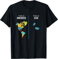 South Central And North America Usa Continent Country Map