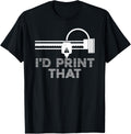 Cute 3D Printing Men Women 3D Printer Lovers Print Geeks