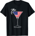 July 4Th Usa American Flag Funny Gift Cocktail Martini