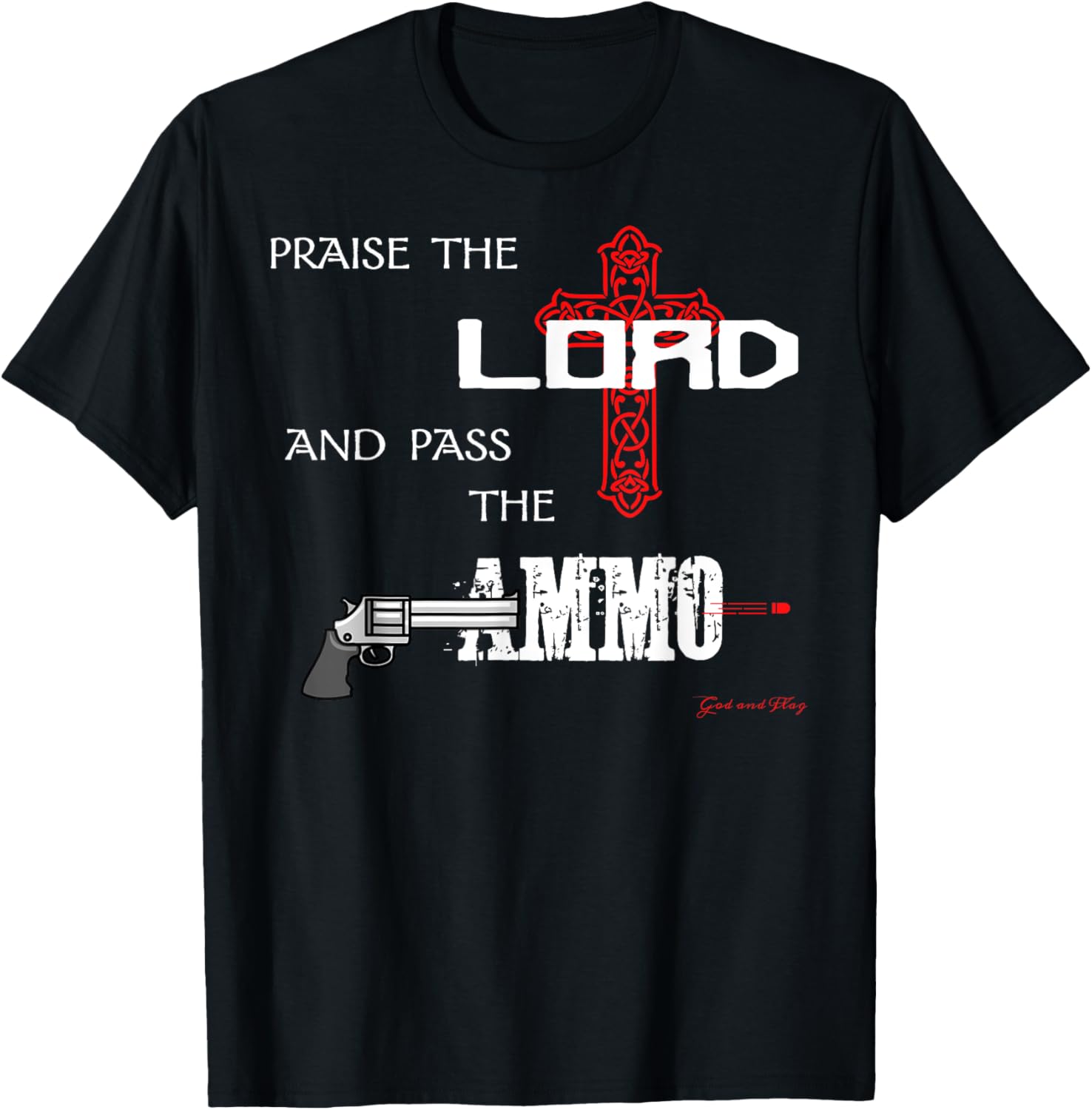 Praise The Lord And Pass The Ammo Hoodie Patriotic Usa Trump