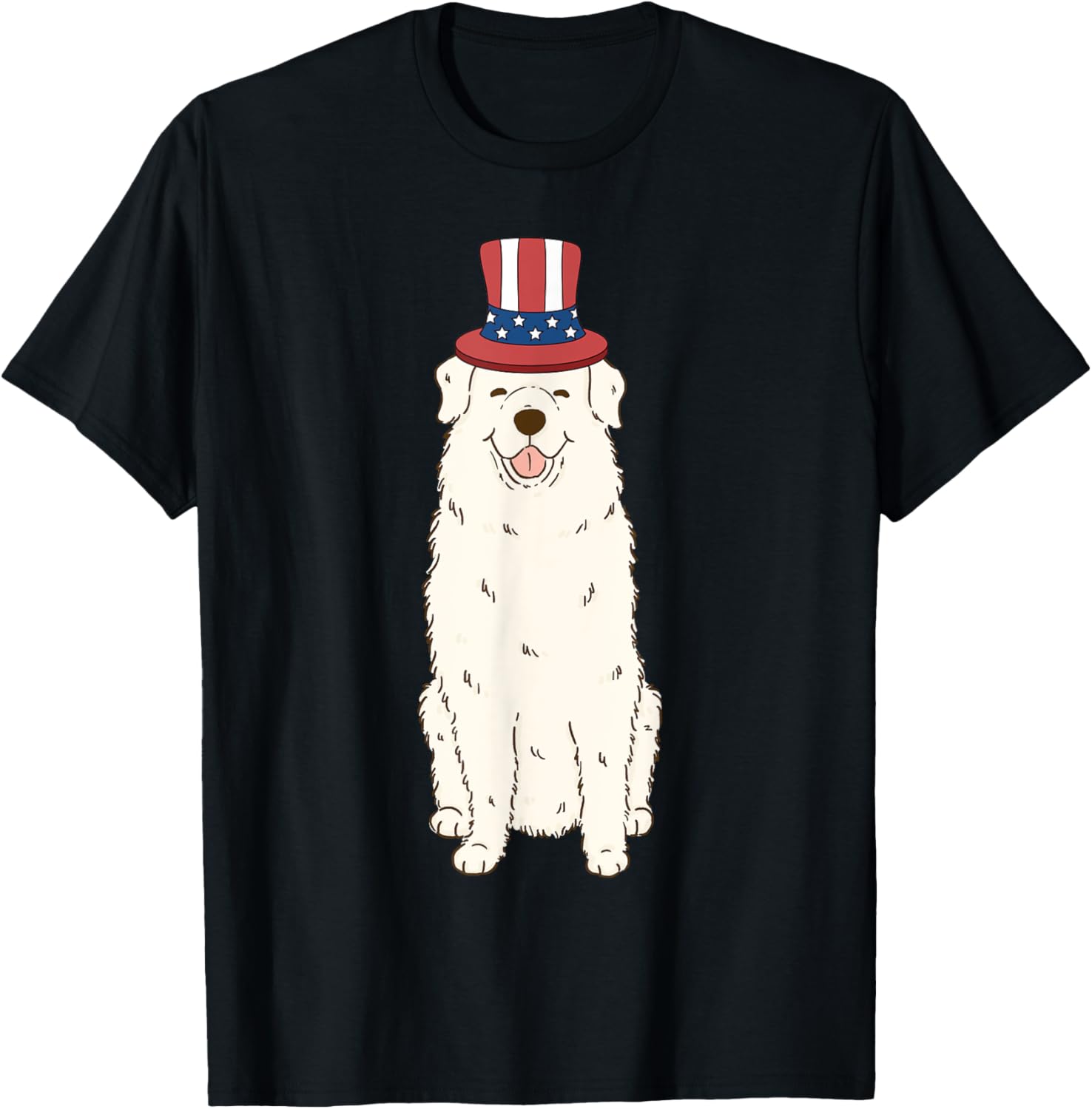 Great Pyrenees Dog 4Th Of July Us American Flag Patriotic