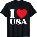 I Heart Usa I Love Usa Red Heart Usa Lovers Patriotic