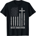 Best Dad Ever Christian Patriotic Dad Usa Flag Fathers Day