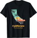 Unisex California T Shirt The Sunny State Of Usa