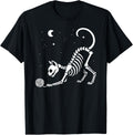 Cute Skeleton Cat Halloween Yarn Mom Dad Kids