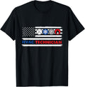 Hvac Tech American Flag