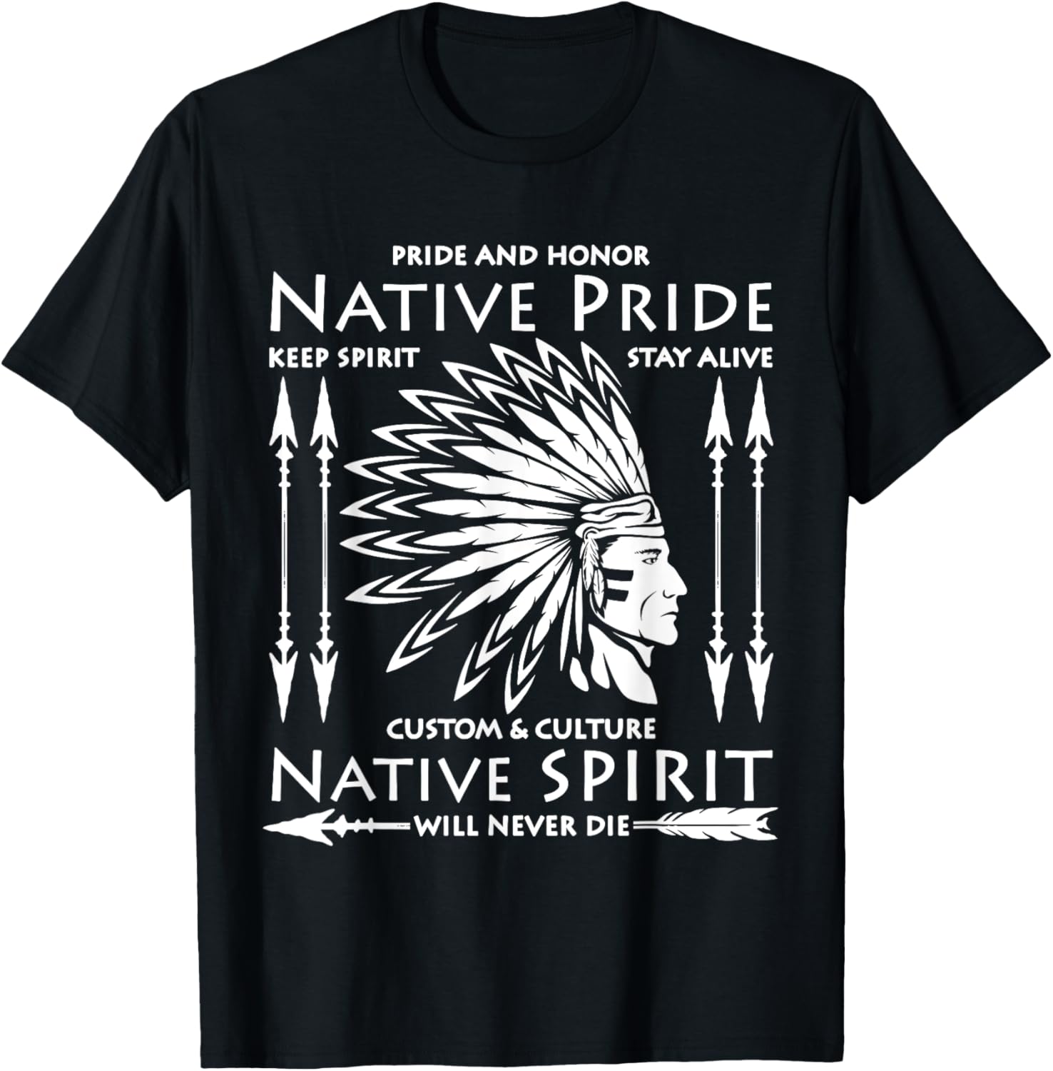 Native American Indian Pride Funny Usa Chief Cherokee Gifts