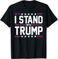 I Stand With Trump American Flag Usa Trump Supporter