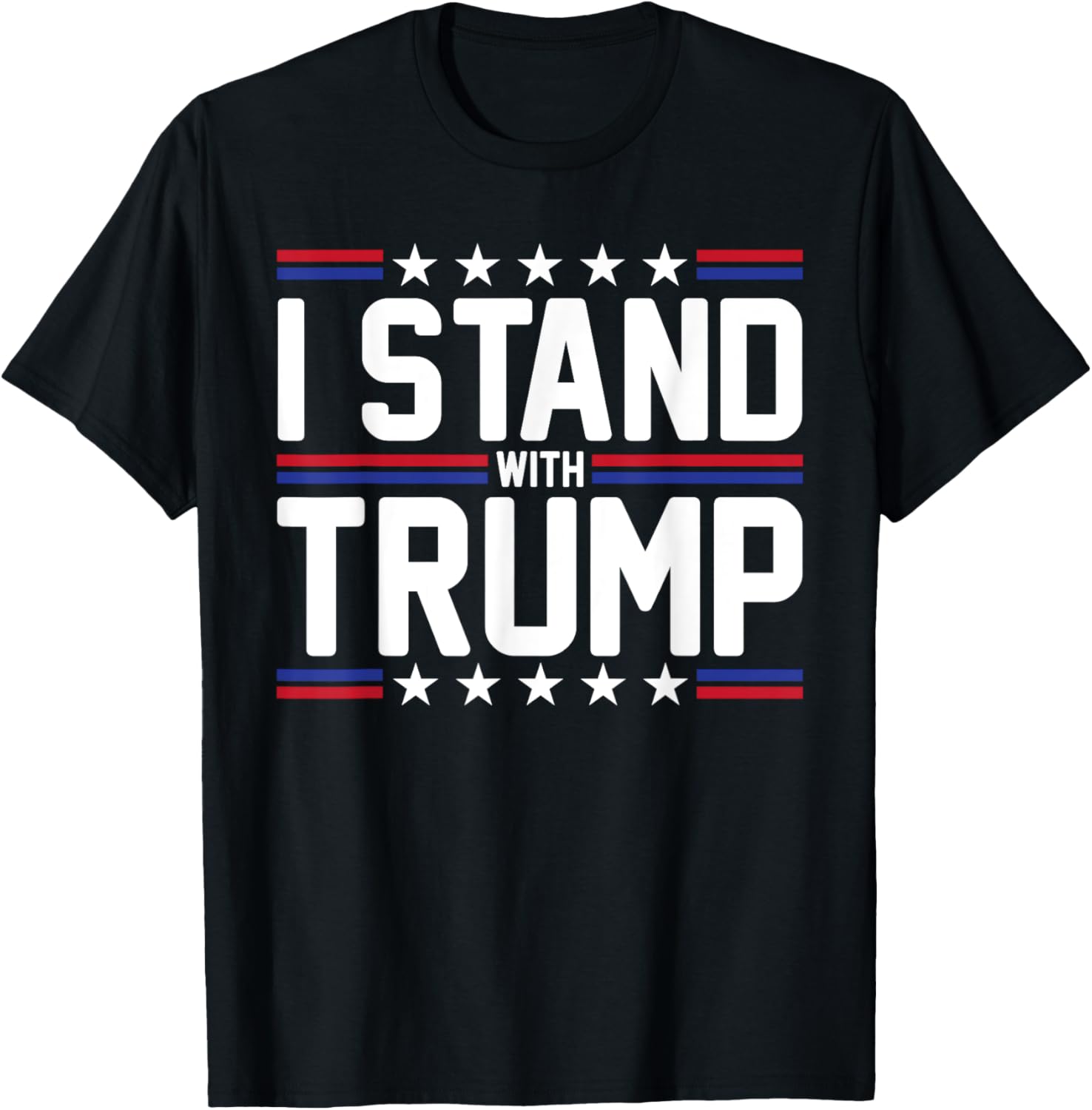 I Stand With Trump American Flag Usa Trump Supporter