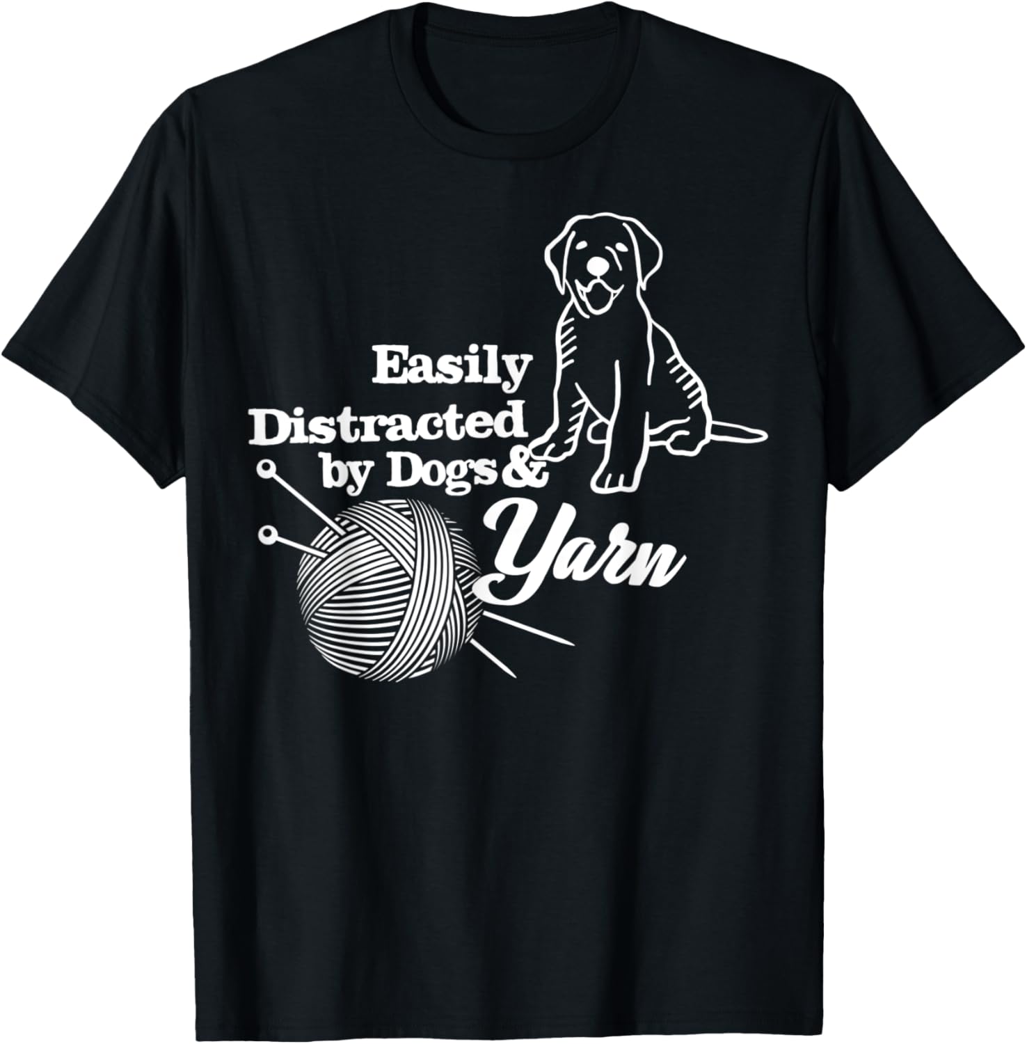 Women Easily Distracted by Dogs and Yarn - Schnauzer