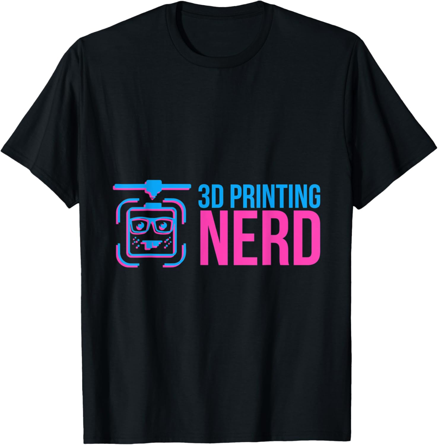 3D Printing Nerd 3D Printer Filament Pink Blue Geek