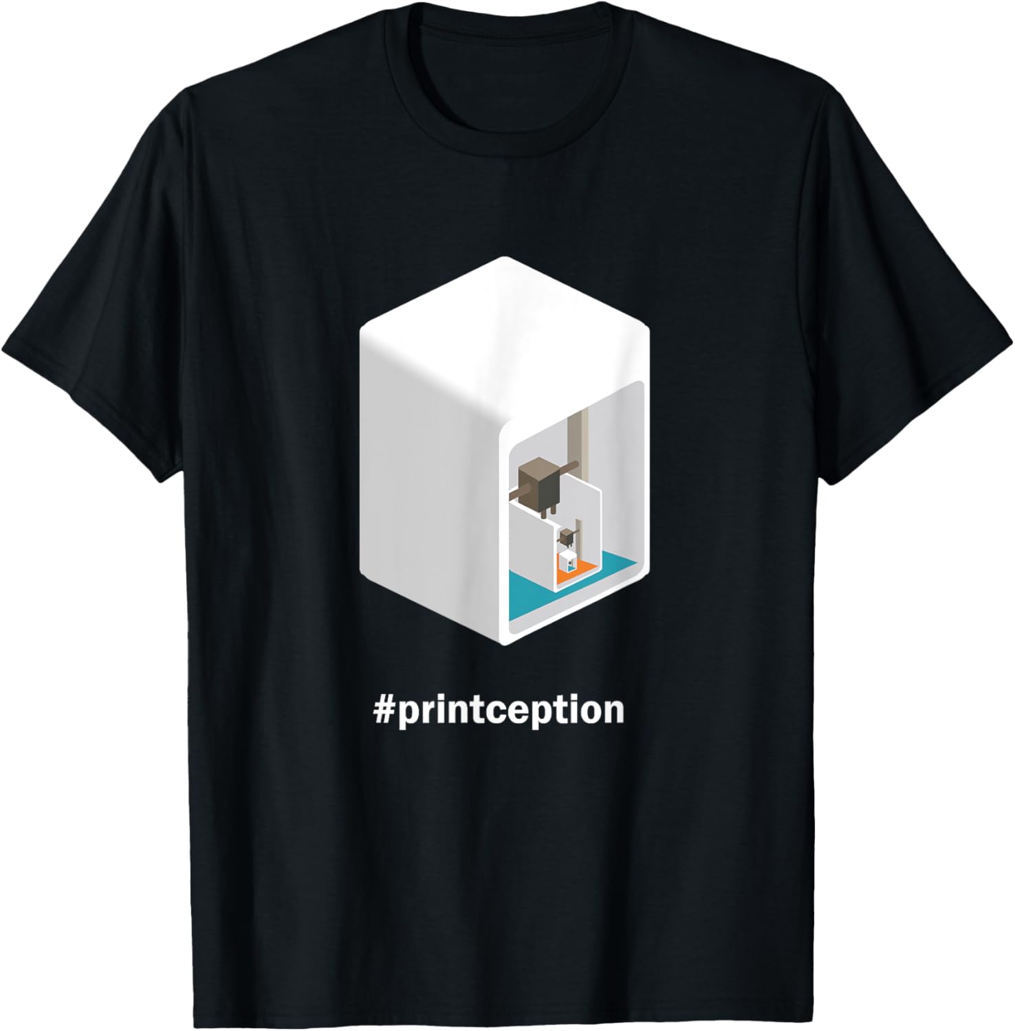 Printception Funny 3D Printing Hobby Printer Humor