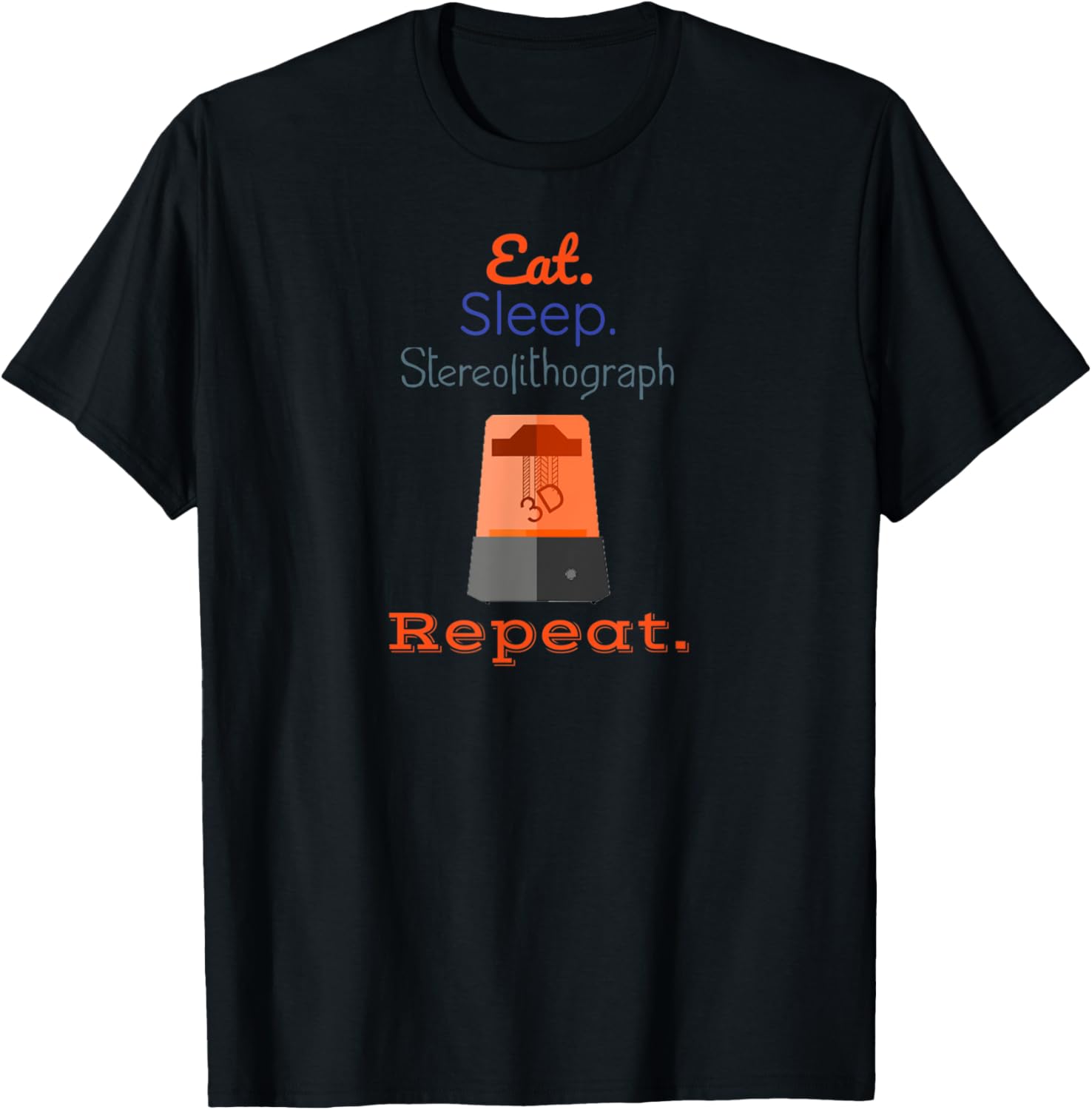 Eat Stereolithograph Print Repeat Sla 3D Printer Printing