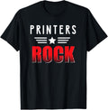 Printer T Shirt Funny Job Career Gift