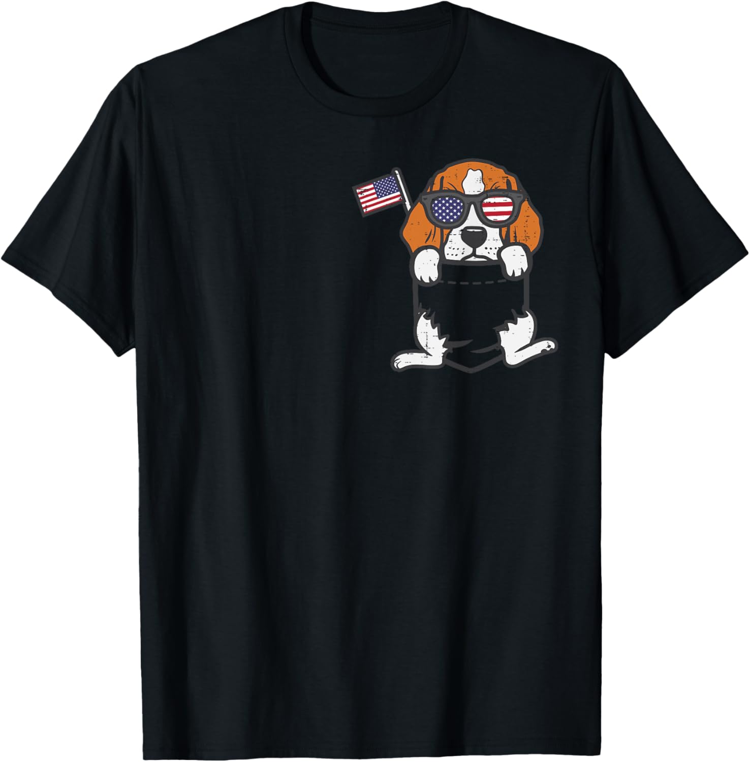 Beagle Feet Pocket Cute American Usa 4Th Of July Fourth Dog
