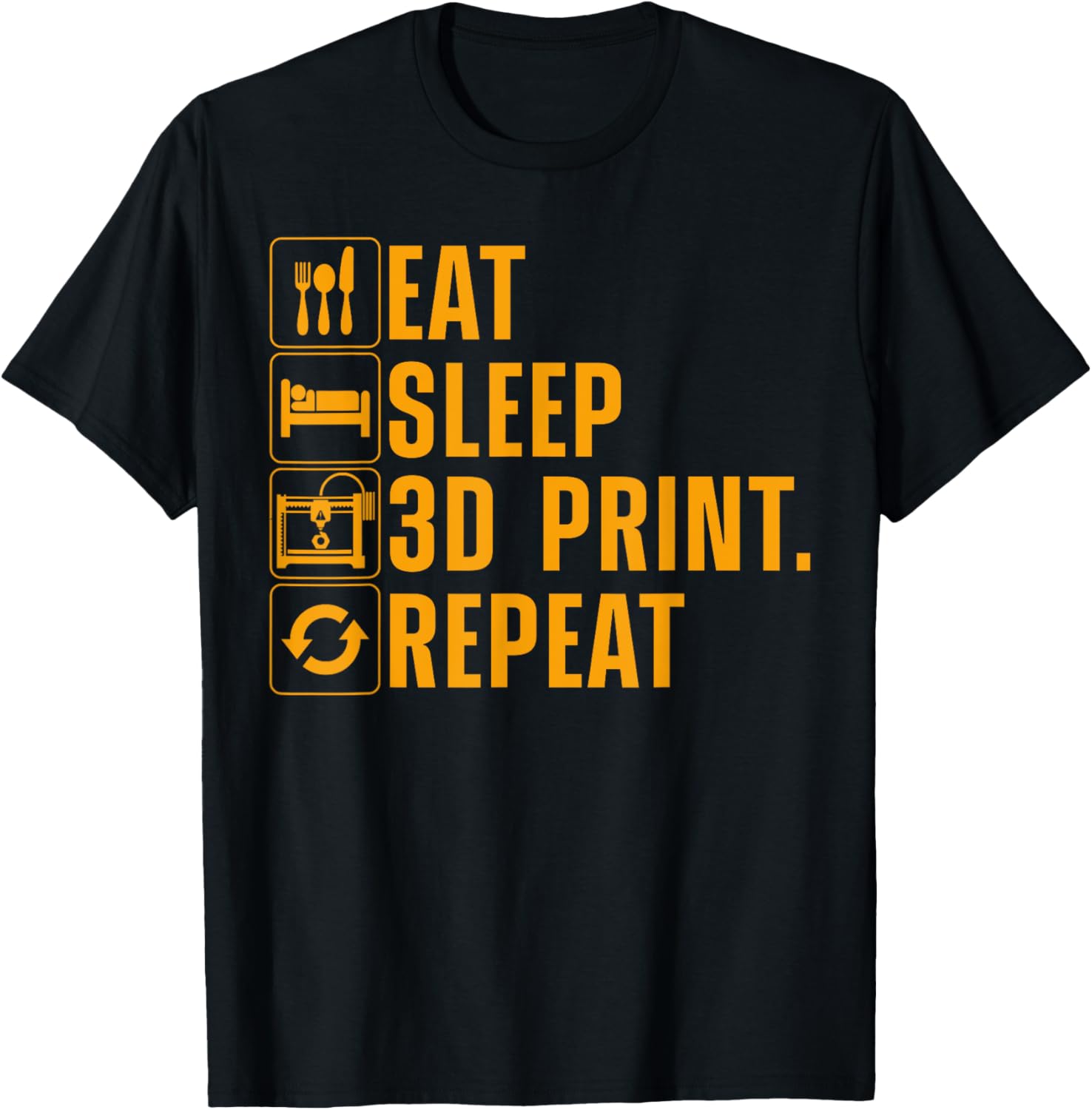 Funny 3D Printing Design Men Women 3D Printing Lovers