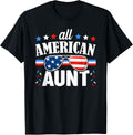 All American Aunt 4Th Of July Usa Family Matching Outfit