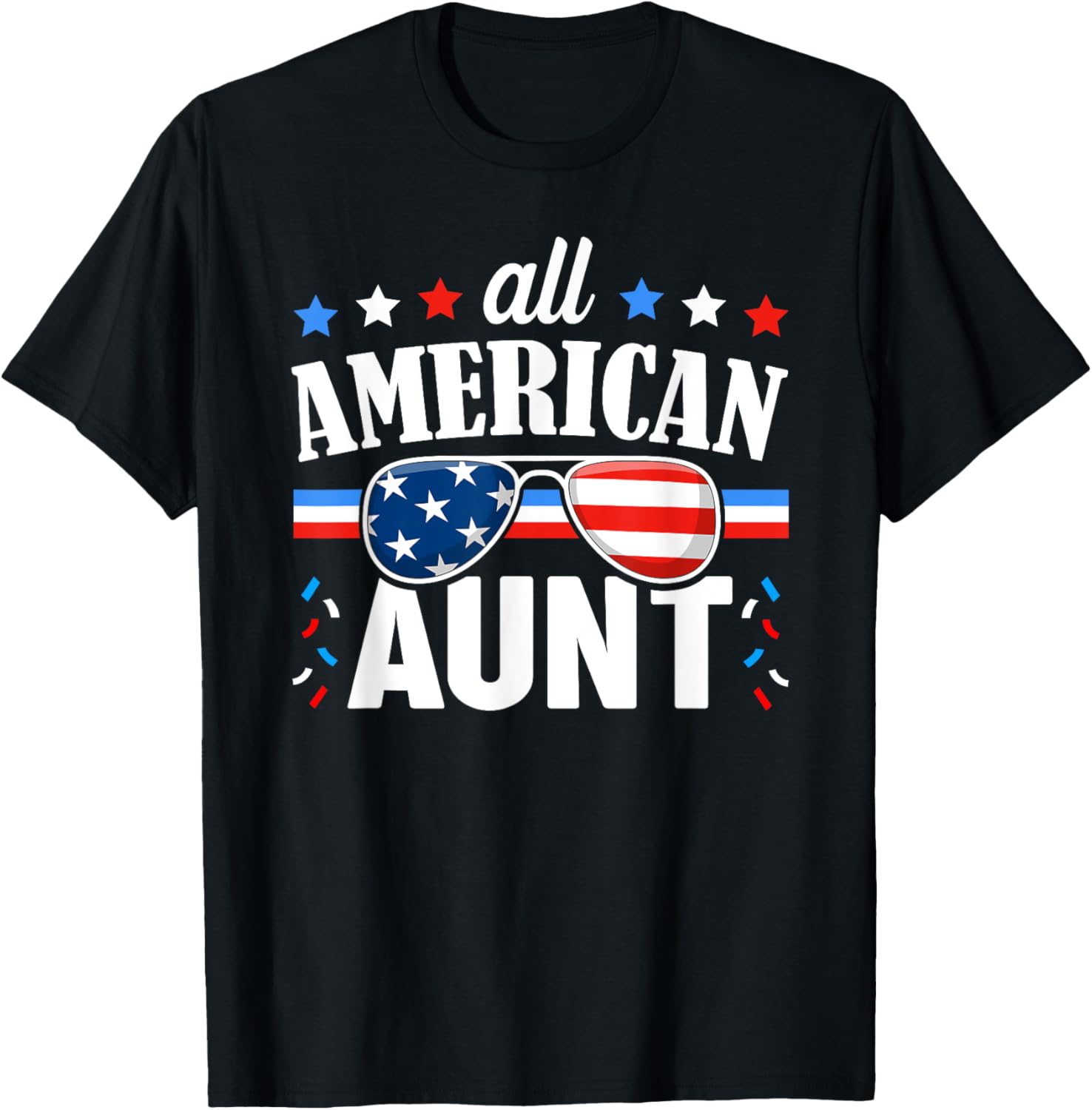 All American Aunt 4Th Of July Usa Family Matching Outfit