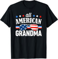 All American Grandma 4Th Of July Usa Family Matching Outfit