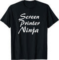 Screen Printer Tshirt Job Occupation Funny Work