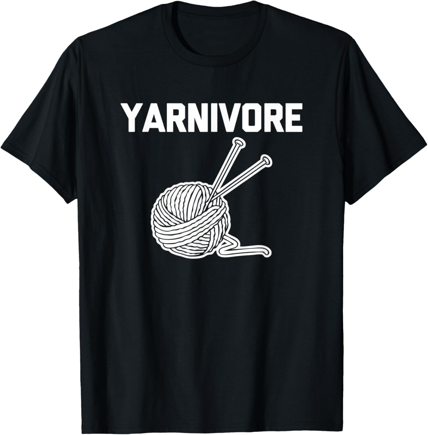 Yarnivore T-Shirt funny saying novelty yarn crochet knitting