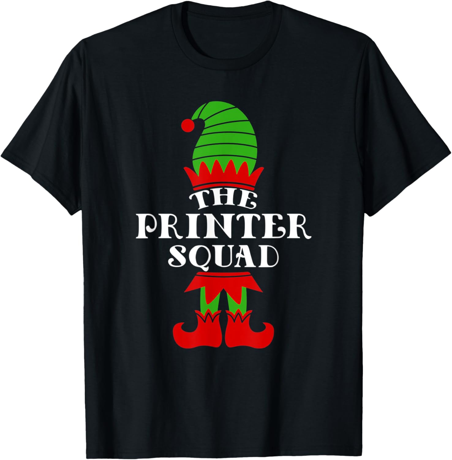Im Printer Elf Squad Matching Family Team Coworker